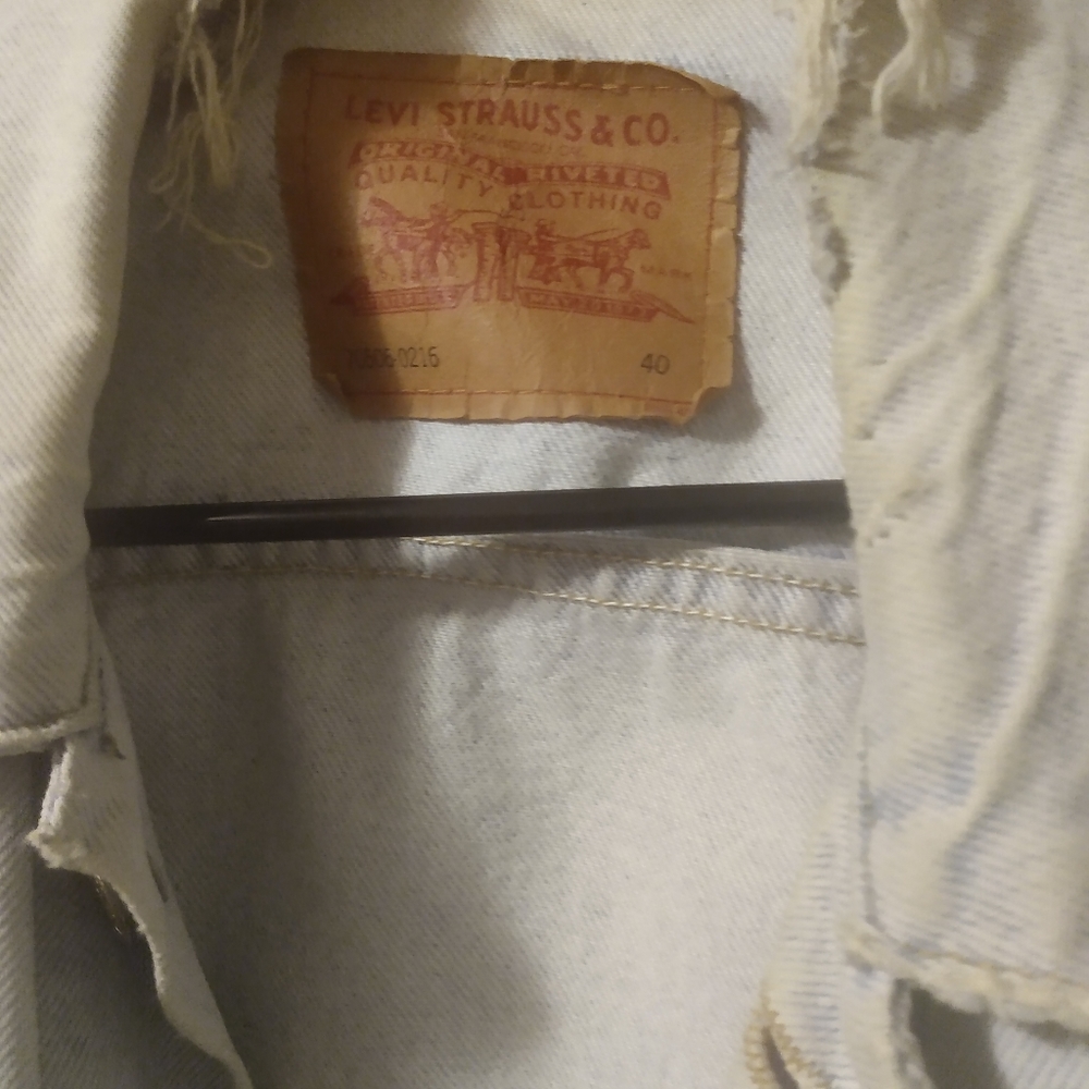 Levi's denim oversized jacket.
